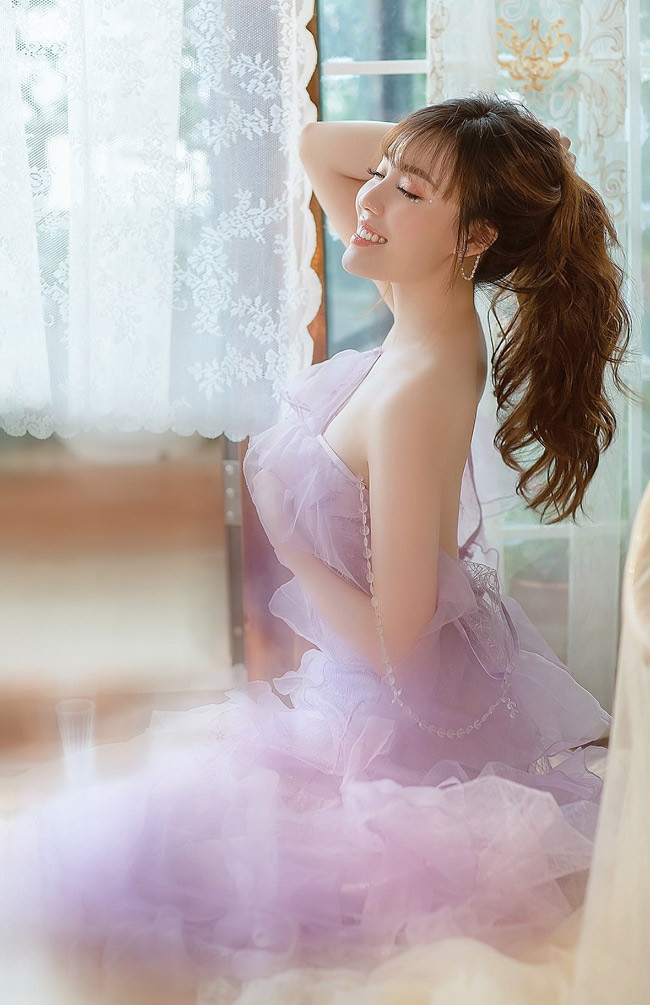 Âu Hà My nhận được nhiều lời khen về vẻ ngoài tươi tắn, nhuận sắc.