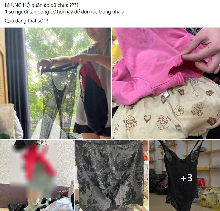 Câu chuyện ủng hộ quần áo cho đồng bào lũ lụt có thực sự hợp với hoàn cảnh hay không hoàn toàn không mới nhưng dường như nhiều người vẫn chẳng thèm để ý đến điều này. Thậm chí, một số người có thể vin vào cái cớ "tôi chỉ có vậy và ủng hộ vậy".