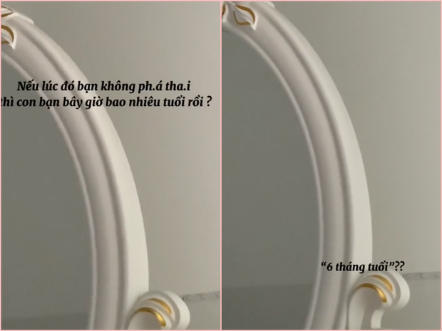 Cụ thể, Cô gái trong video đã tự đặt câu hỏi: Nếu không phá thai thì con bạn bao nhiêu tuổi? Nhiều netizen đã vào để tìm hiểu nguyên nhân.