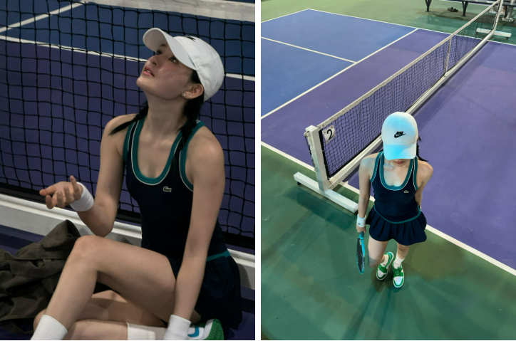 Em nghĩ mấy chị mặc váy cũng hay có thói quen đó, nên mọi người vui vẻ thôi nó không phải vấn đề nghiêm trọng đâu ạ. Vậy thôi chúc mọi người tìm ra niềm vui của mình", Hiền Hồ chia sẻ trên trang cá nhân.