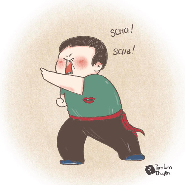 Nếu từng xem qua DVD của Nụ Cười Mới, hẳn bạn nhớ ngay câu thoại kinh điển này: Giơ chân trái lên, rồi giơ chân phải lên...