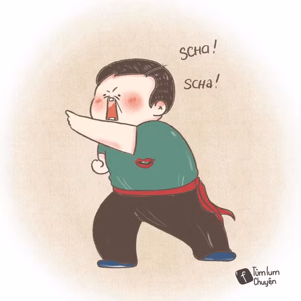 Nếu từng xem qua DVD của Nụ Cười Mới, hẳn bạn nhớ ngay câu thoại kinh điển này: Giơ chân trái lên, rồi giơ chân phải lên...