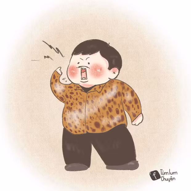 Thi thoảng danh hài Chí Tài cũng vào những vai đại ca giang hồ, vừa gai góc vừa gây cười, hình tượng "ông trùm" ở vở Hài Kịch Xe Ôm là một ví dụ.