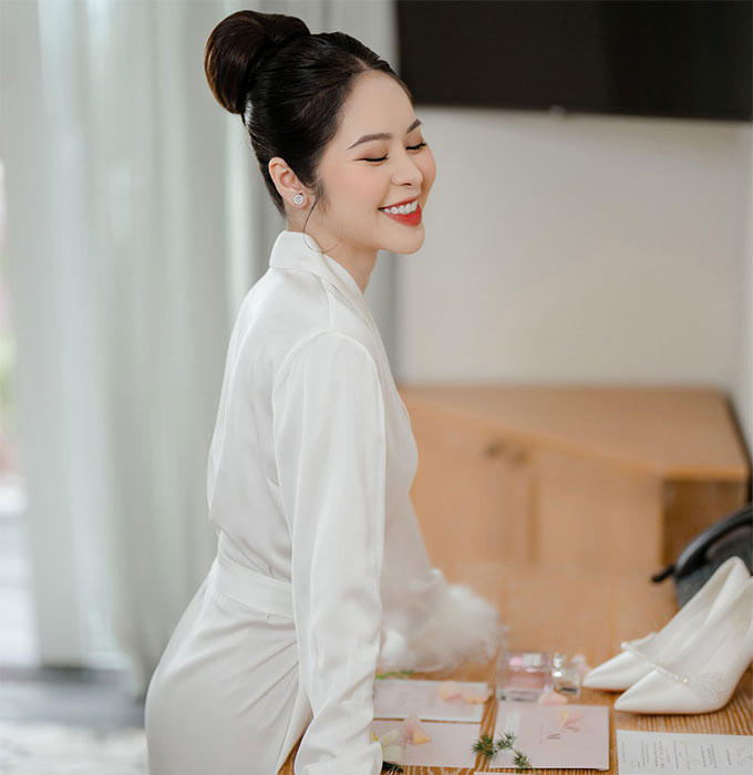 Hình ảnh của Trà My trước ngày "theo chàng về dinh"