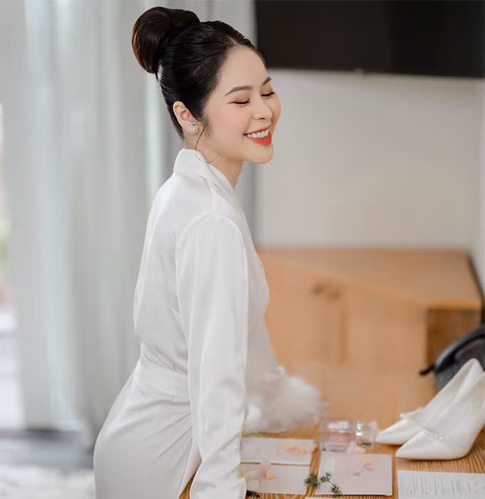 Hình ảnh của Trà My trước ngày "theo chàng về dinh"