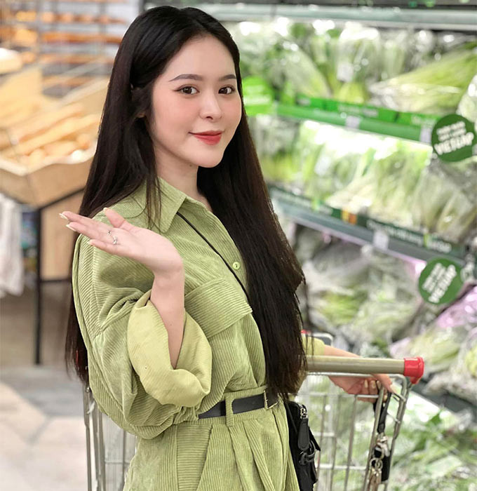 Sự tươi tắn là điều Trà My ghi điểm trong mắt mọi người.