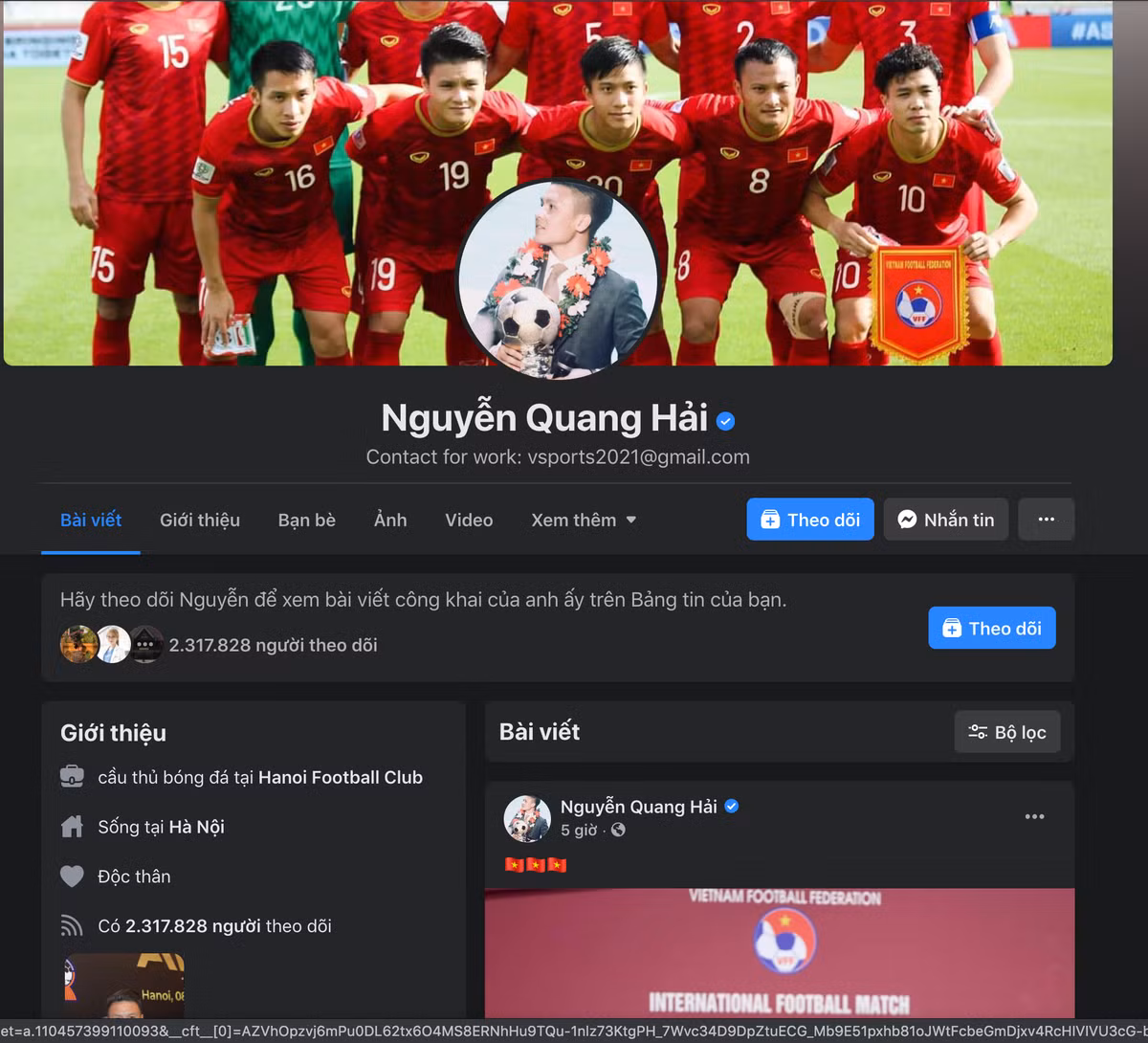 Tuy nhiên, việc Quang Hải để trạng thái độc thân giữa lúc vợ dính thị phi là không chính xác. Thực tế, tiền vệ sinh năm 1997 đã để chế độ độc thân từ rất lâu.