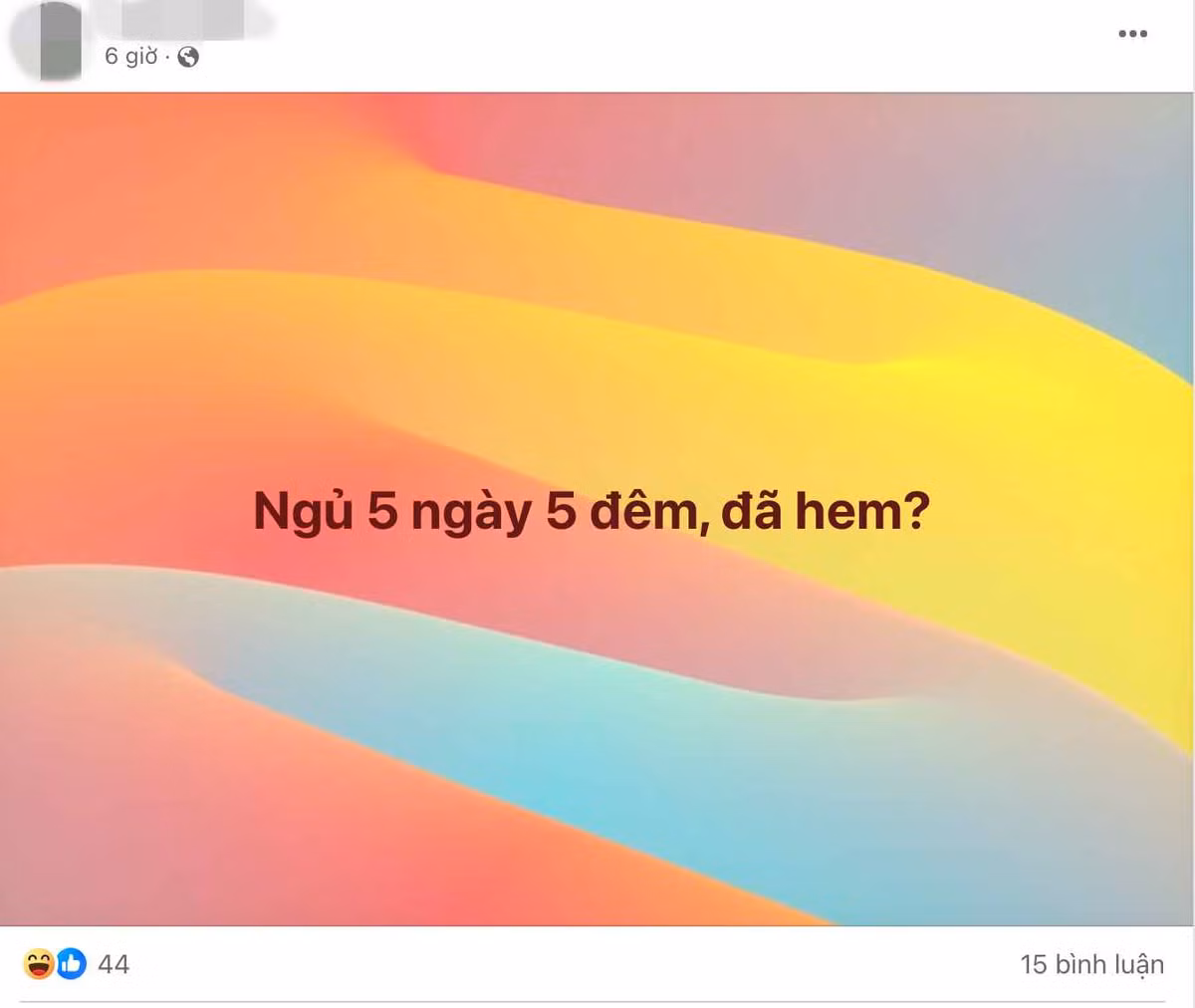 Đặc biệt, trên Facebook, một sự kiện mang tên "ngủ 3 ngày 3 đêm nghỉ lễ 2/9"” đang thu hút sự quan tâm của đông đảo dân mạng, đặc biệt là giới trẻ.