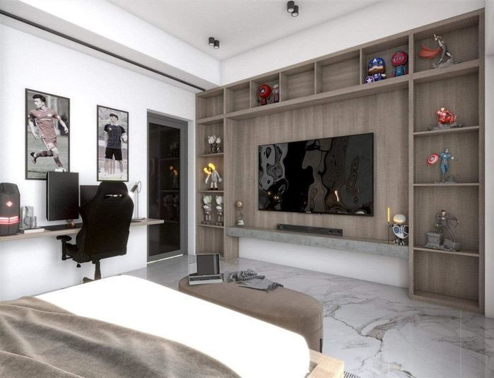 Thậm chí, tiền vệ Hoàng Đức còn nhiều lần khiến những người hâm mộ mình phải trầm trồ trước căn nhà xinh xắn, gọn gàng.