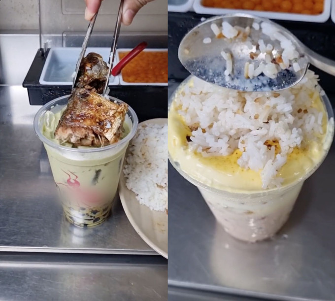 Trong các video đó, cư dân mạng Trung Quốc đổ cả cốc hoặc chai trà sữa vào bát cơm và trộn đều lên rồi ăn. Họ viết: “Thời tiết nóng bức thực sự ảnh hưởng đến sự ngon miệng của bạn”.