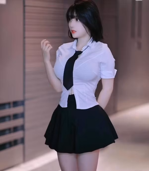 Dù mặc ngắn nhưng nhiều cô gái vẫn thoải mái nhảy nhót và có những hành động chưa đúng chuẩn mực.