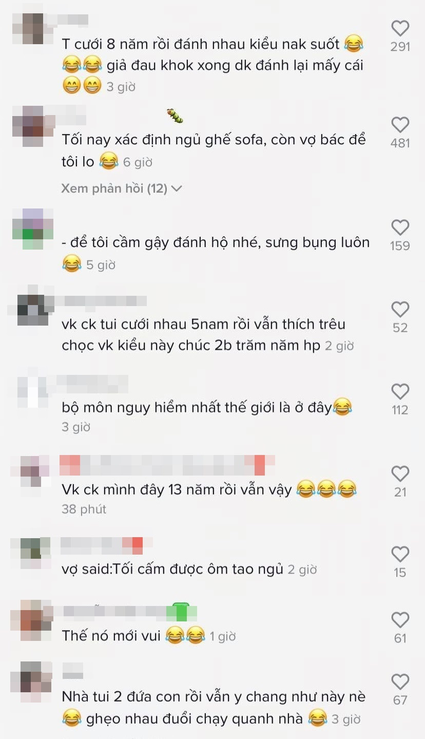 Đa số cư dân mạng đều bật cười trước hình ảnh siêu hài này. Bên cạnh đó, hội anh em lại tỏ ra khá lo ngại cho nam chính khi “dám trêu chọc nóc nhà thì tối nay chỉ có ngủ ngoài đường thôi”.