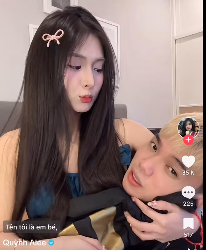 Cận cảnh video thân mật của Quỳnh Alee và bạn trai thu hút sự chú ý và khiến nhiều fan "không thể tin nổi".