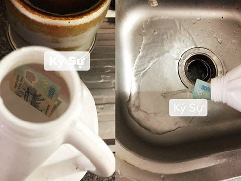 Với tiêu chí, chỗ nguy hiểm nhất là chỗ an toàn nhất, nhiều anh chồng đã cất thẳng quỹ đen vào chai nước xả mà vợ hay dùng hàng ngày.