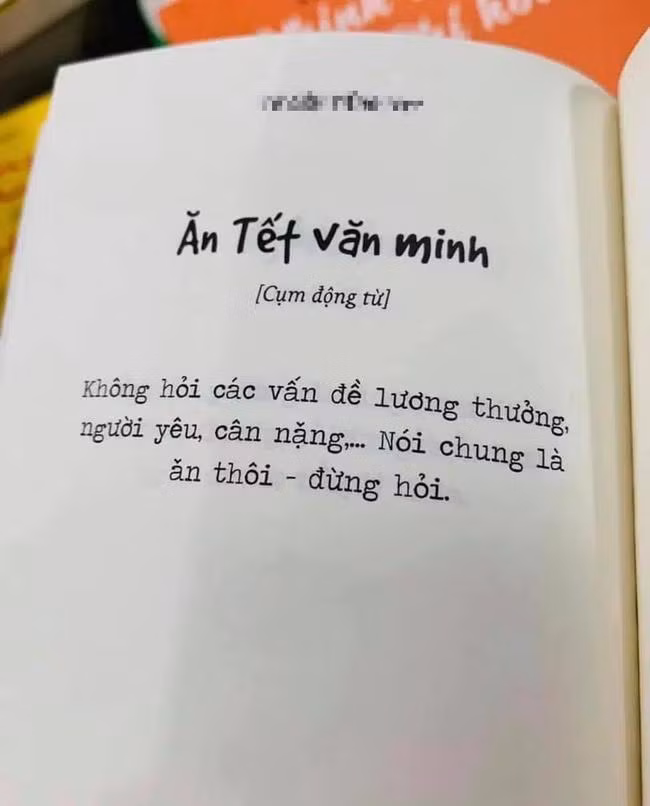 Thậm chí, một ấn phẩm dành cho giới trẻ còn có dòng lưu ý nội dung cho việc ăn Tết văn minh.