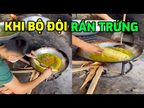 Sau khi xem xong khoảnh khắc cuộn trứng theo kiểu quân đội này, cư dân mạng ai cũng bày tỏ sự trầm trồ.