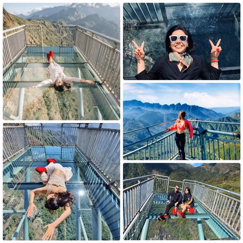 Tuy nhiên, cũng không ít người lại bày tỏ sự thích thú khi được thử thách bản thân bằng cách đi cầu kính.