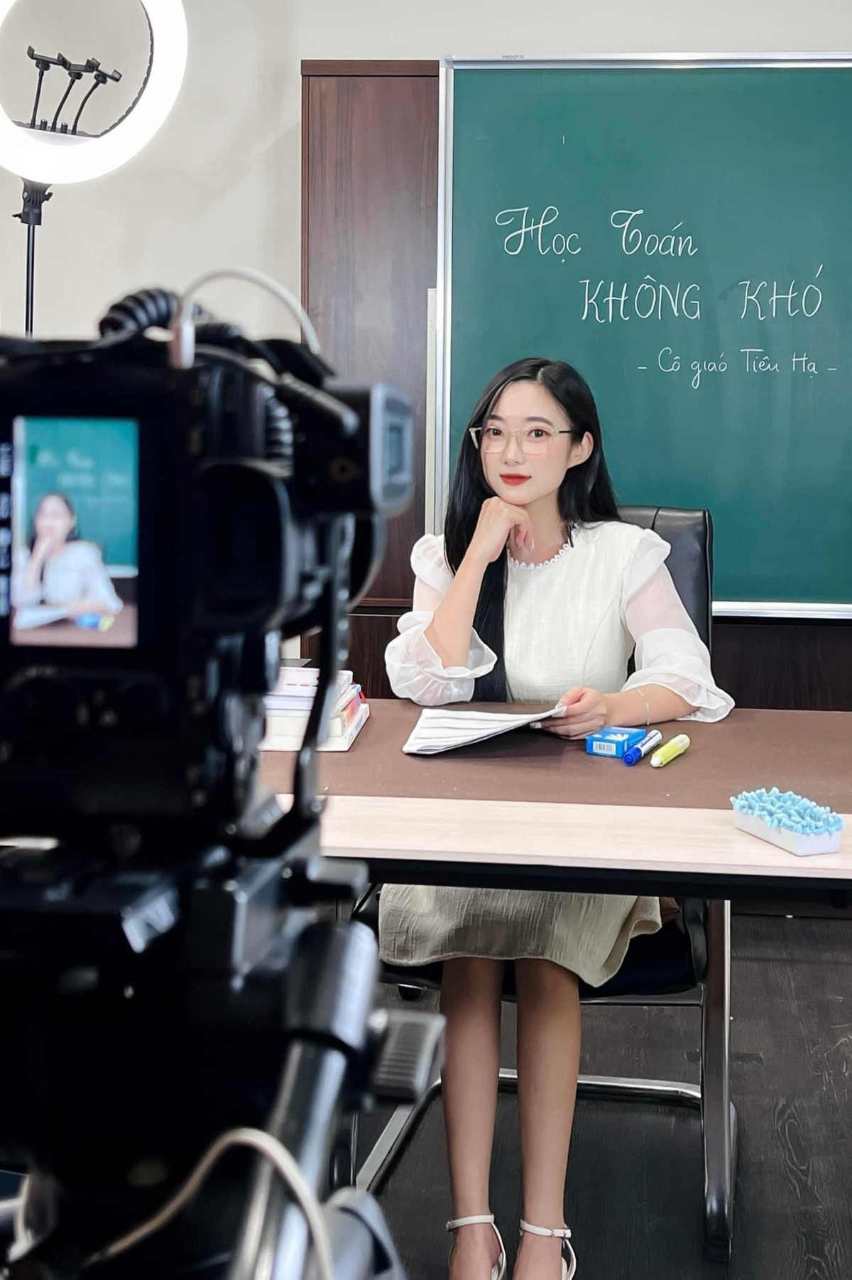 Tiêu Hạ nổi tiếng trên mạng xã hội nhờ những bộ hình nàng thơ với vẻ đẹp trong trẻo, cô được dân mạng gọi với biệt danh "nàng thơ Hà Nội", "nữ thần thanh xuân",...