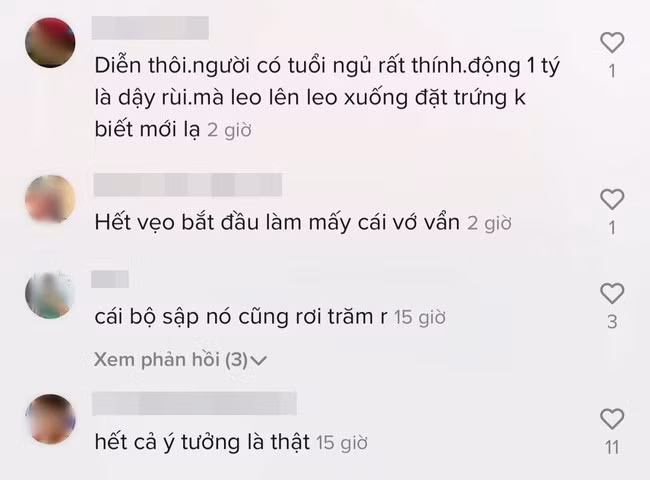 Nhiều thành viên mạng sau khi xem kỹ video của Hưng Vlog còn tỏ ra nghi ngờ rằng bà Tân "làm màu", giả vờ ngủ để con trai quay clip.