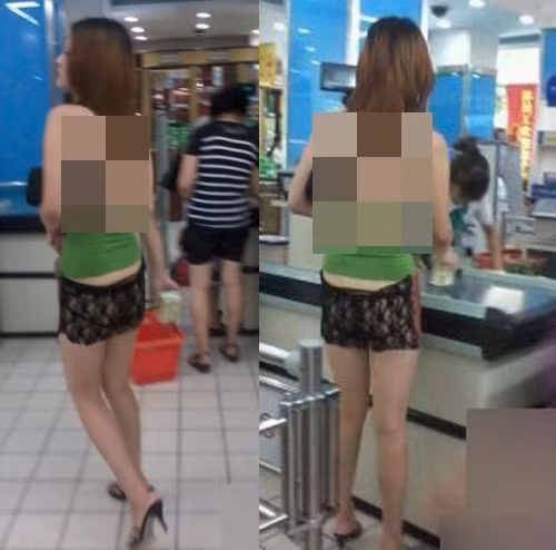 Khỏi phải nói chuyện tiện quần áo ngủ đi siêu thị là điều mà nhiều chị em đã làm.