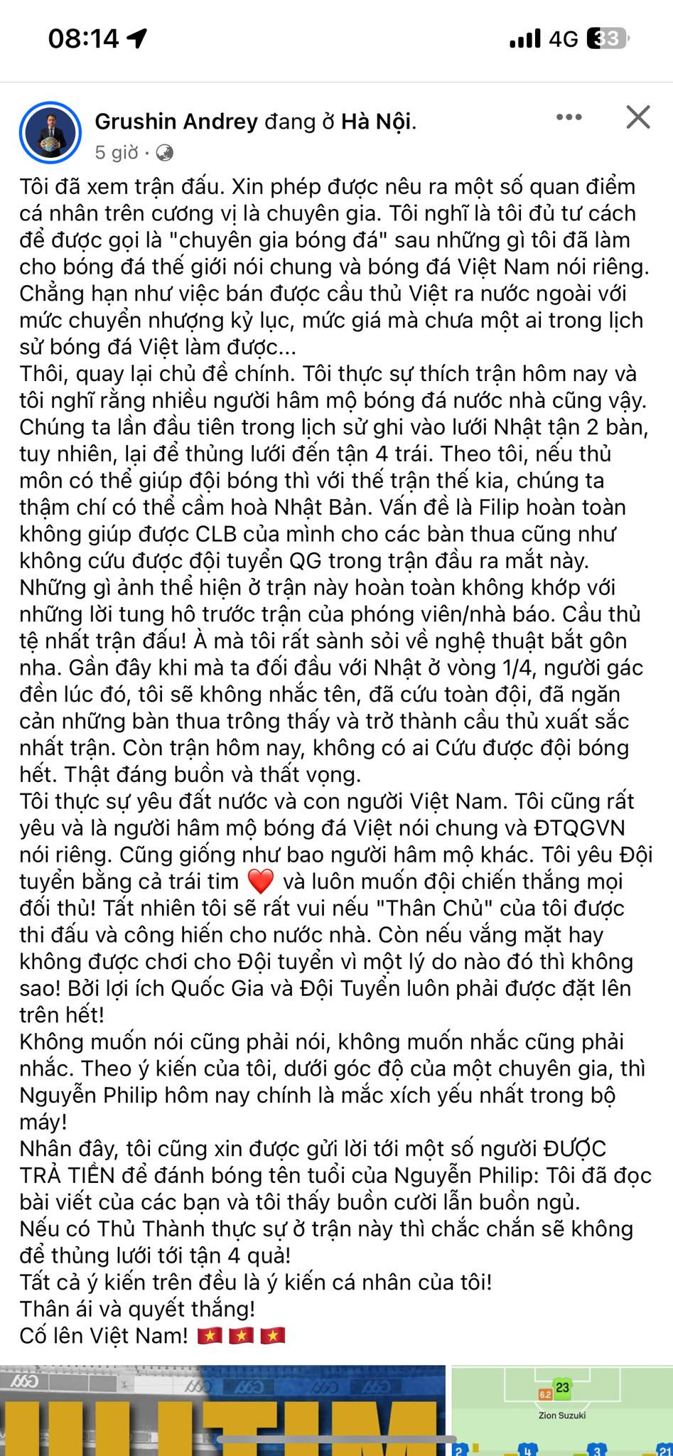 Vi sao dai dien cua Dang Van Lam cong khai che Nguyen Filip?