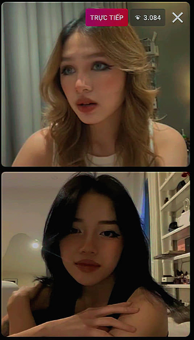 Mới đây, Xoài Non và Linh Ngọc Đàm đã trò chuyện trực tiếp với nhau trên tính năng phát live của mạng xã hội này. Tuy nhiên, vợ streamer giàu nhất Việt Nam khiến khán giả "sốc" khi xuất hiện với khuôn mặt khác lạ, trông già hơn rất nhiều.