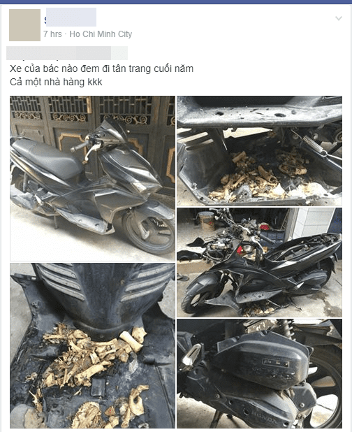 Ngoài việc tha đồ ăn này thì việc những con chuột xâm nhập vào xe còn gây hậu quả nghiêm trọng hơn.