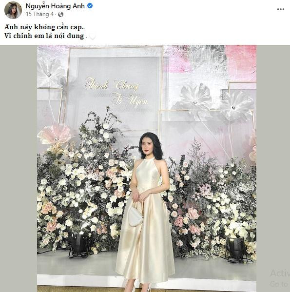 Hoàng Anh được nhận xét ngày càng xinh đẹp, quyến rũ. Được biết, cô hiện đang kinh doanh về thời trang.