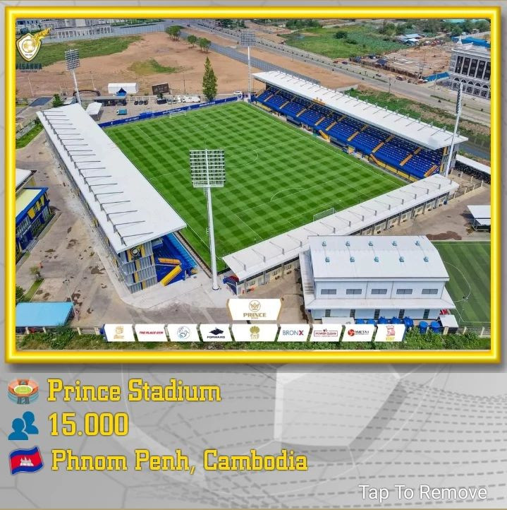 Thông số kĩ thuật của SVĐ Prince nơi sẽ diễn ra trận đấu tiên của U22 Việt Nam tại SEA Games 32.