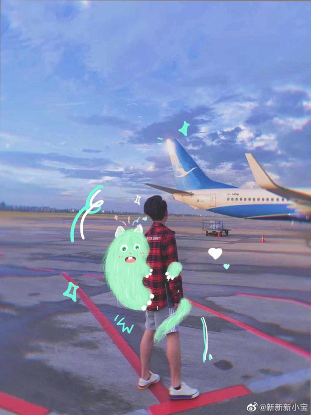 Con trai rieng cua chong Trieu Vy lan dau lo mat-Hinh-3