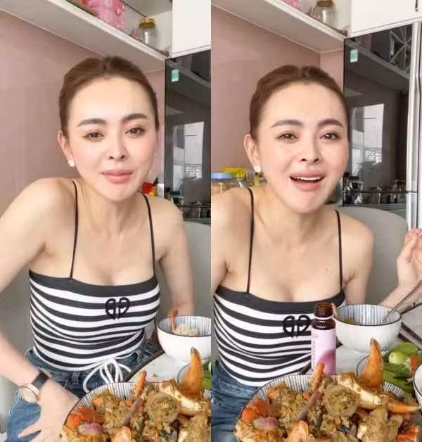 Lần xuất hiện này có thể nói là câu trả lời rõ nhất của Trang Nemo cho sự cố để lộ làn da tối đen như mực trước đó trên livestream.