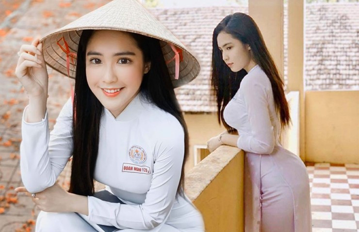 Đinh Triệu Đoan Nghi sinh năm 2002, quê ở Sa Đéc, Đồng Tháp, nổi tiếng trên MXH từ khi còn học cấp 3 nhờ hình ảnh diện áo dài trắng tuyệt đẹp. Thậm chí, cô còn được một số tờ báo Sohu, Chinatimes dành nhiều lời khen ngợi.