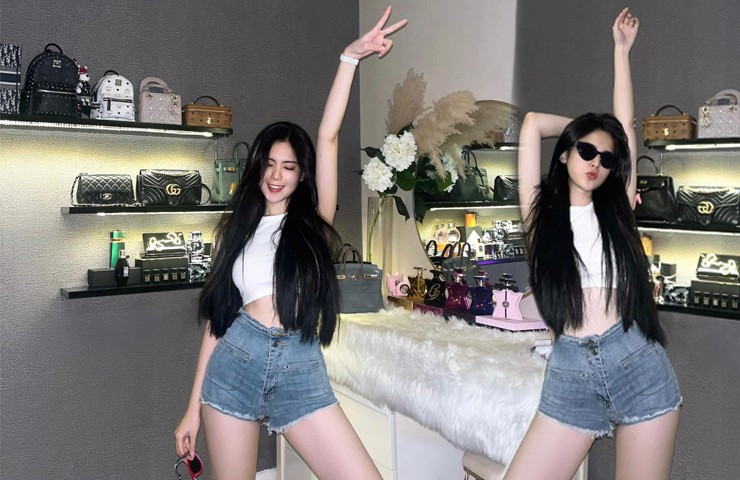 Nhờ lợi thế ngoại hình đẹp, Đoan Nghi tự tin theo đuổi nhiều style khác nhau, không gò bó bản thân vào một phong cách thời trang nhất định.