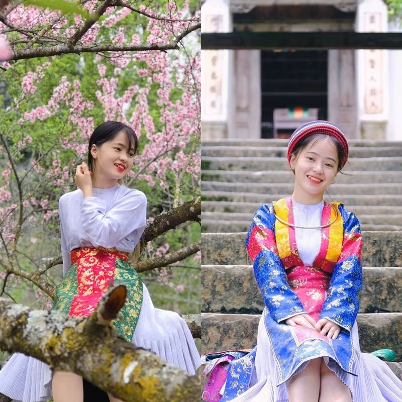 Cùng năm, Vàng Thị Sinh bạn tham dự một cuộc thi lựa chọn gương mặt đại diện cho Lễ hội hoa tam giác mạch Hà Giang và nhận kết quả cao nhất, sau đó cô bạn cũng tiếp tục đến gần hơn với công chúng khi tham gia một MV giới thiệu về du lịch đến tỉnh.