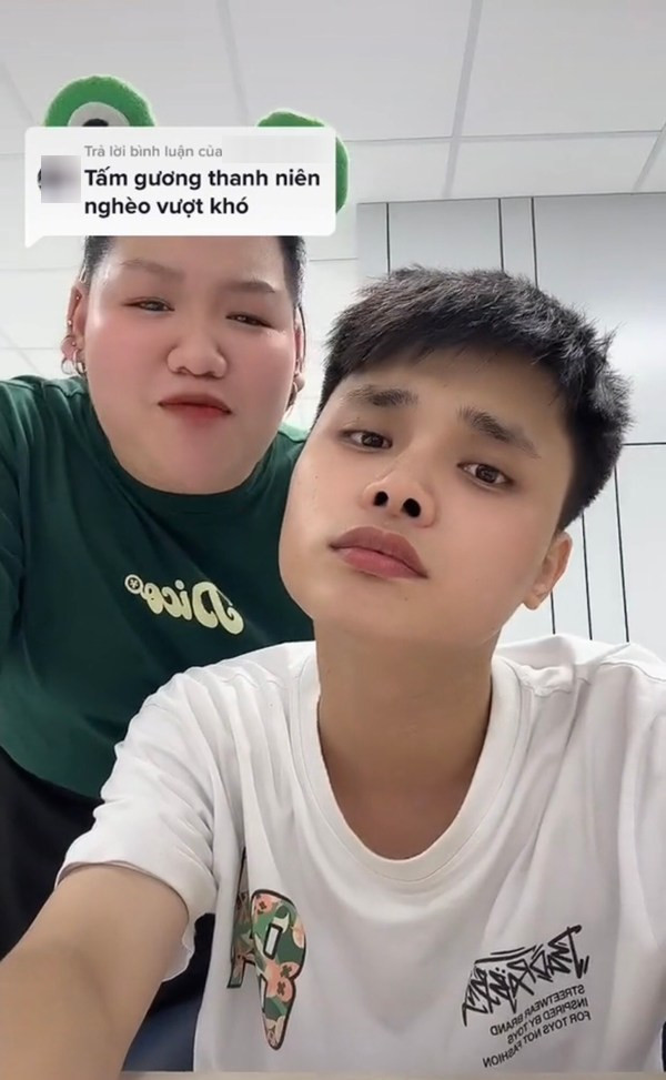 Tuy nhiên, cũng bởi vậy nam TikToker liên tục nhận về những bình luận cho rằng anh chàng "sống nhờ nhà vợ", "chạn vương", "yêu vì tiền"...