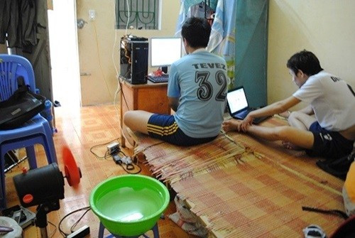 Quạt điều hòa hơi nước.