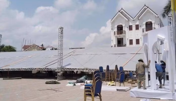 Gia dinh Phan Manh Quynh moi 700 khach du cuoi o Nghe An-Hinh-2