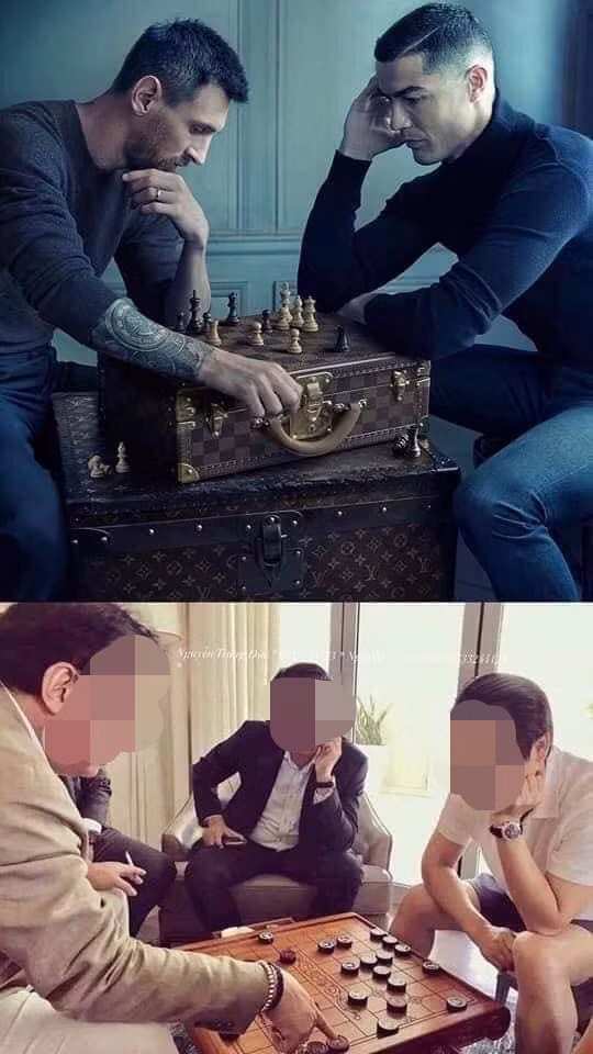 Cũng là chơi cờ nhưng thuộc 2 thể loại cờ khác nhau.