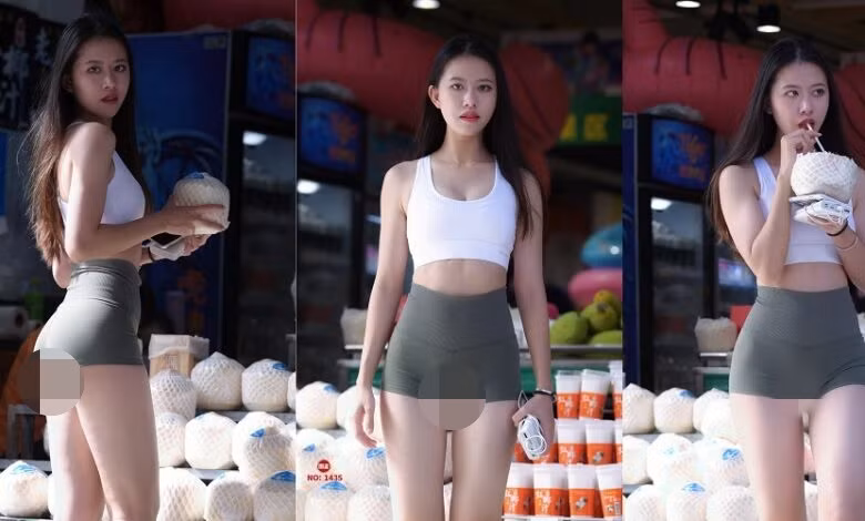 Thời gian gần đây, hình ảnh các cô gái mặc đồ tập gym thoải mái ra đường, đi siêu thị hay chợ trở nên khá phổ biến. Điều đáng nói, chính những bộ cánh của họ để lộ ra những vùng nhạy cảm nên giấu thật kín nơi đông người.