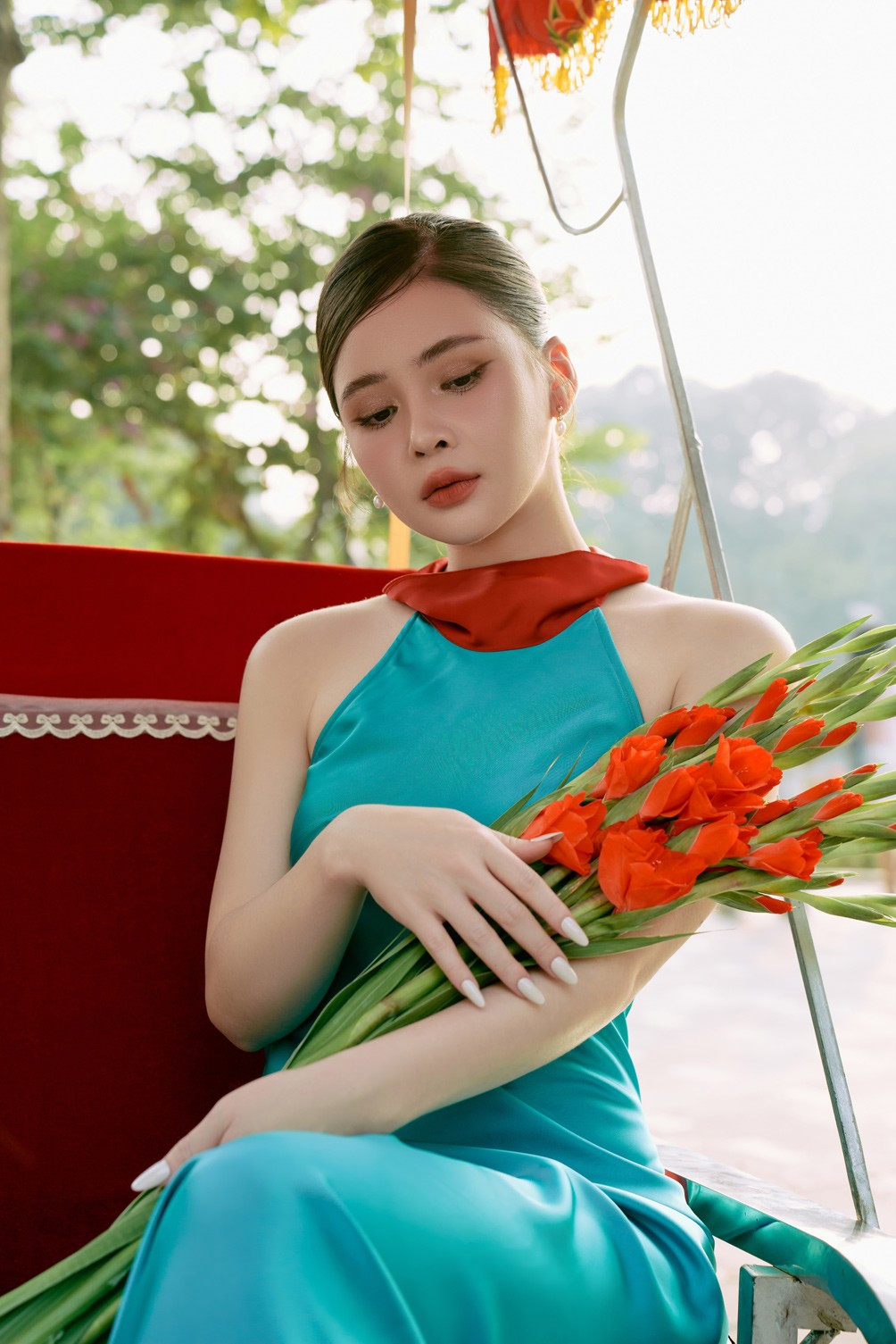 Thái Thảo Nguyên nổi như cồn vào năm 2018 khi loạt ảnh đời thường của cô nàng được hội chuyên đăng ảnh gái xinh châu Á chia sẻ.