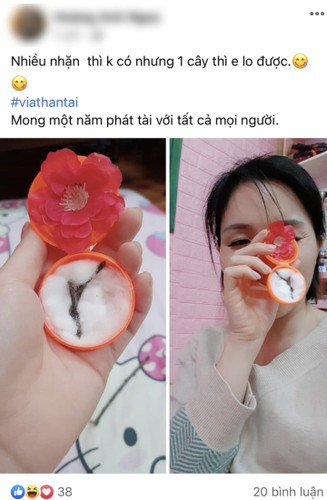 Nhiều ông chồng còn sáng tạo hơn đó là tặng "nguyên cây" cho vợ ngày vía Thần Tài.