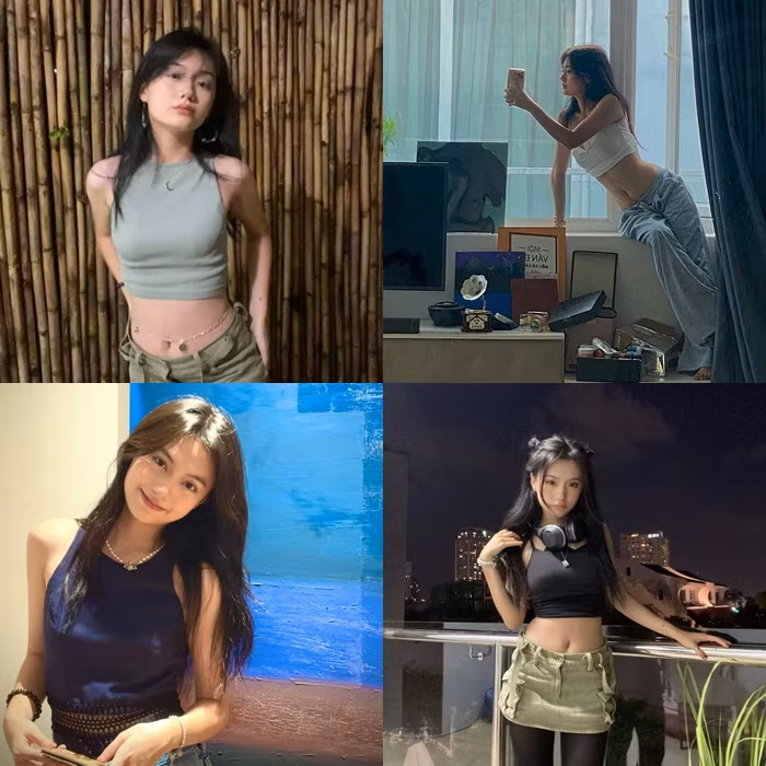 Kim Ngọc sở hữu các đường nét sắc sảo, cá tính và còn được nhiều người nhận xét có vẻ đẹp lai Tây.