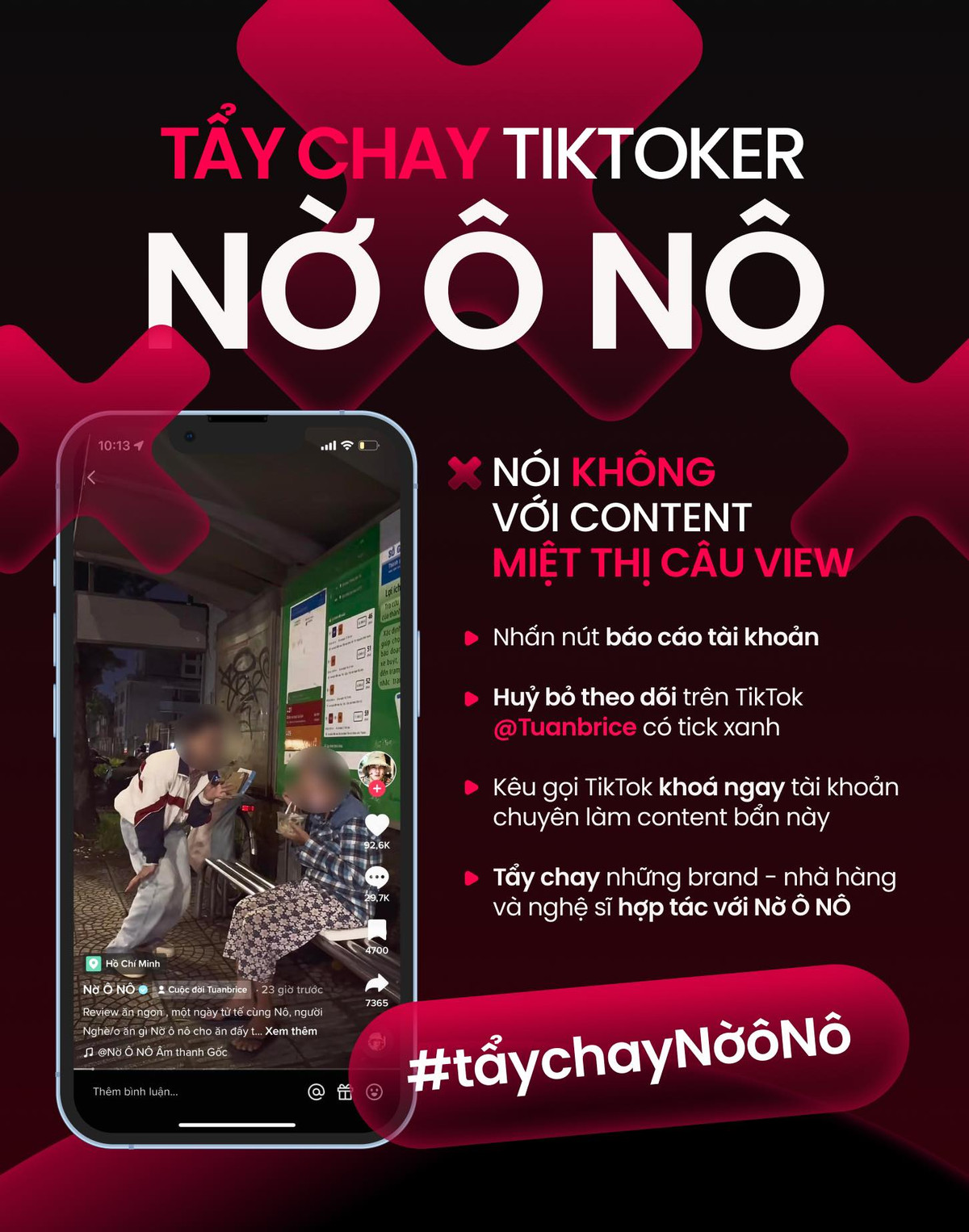 Nhận được câu trả lời như vậy, Tiktoker đáp sốc: "Nghèo mà còn chê đồ ăn, vậy thôi khỏi ăn. Giờ hỏi lại có ăn hay không, phở rẻ vậy mà không có tiền mua ăn nữa…".
