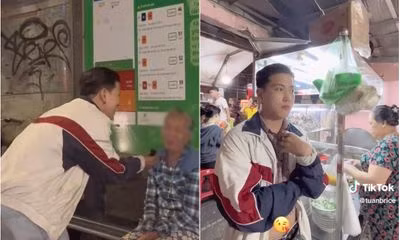 Lúc này, Nờ Ô Nô cho hay sẽ mời một món ăn mà cụ già không đủ tiền mua. Sau một hồi cân nhắc cụ già cho hay chưa nghĩ ra được món gì bởi bản thân đã ăn nhiều rồi.