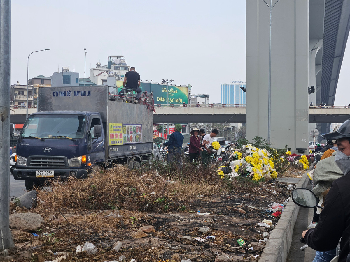 Hàng vạn chậu hoa đủ sắc màu được chuẩn bị sẵn....