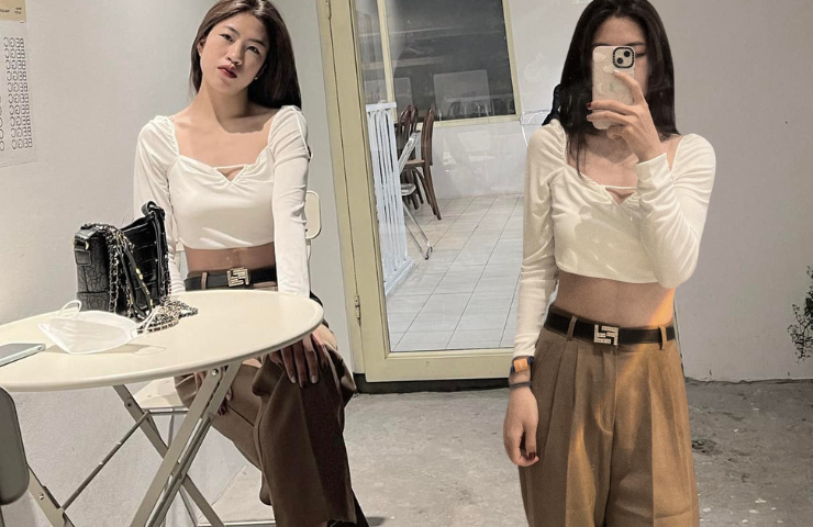 Ở tuổi 23, Thanh Nhã cho thấy sự trưởng thành về sắc vóc lẫn gu thời trang. Khi rời bộ quần đùi áo số trên sân thi đấu, nữ tiền vệ đội tuyển bóng đá nữ Việt Nam hướng tới sự trẻ trung, gợi cảm.