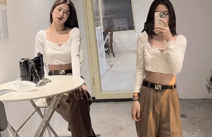 Ở tuổi 23, Thanh Nhã cho thấy sự trưởng thành về sắc vóc lẫn gu thời trang. Khi rời bộ quần đùi áo số trên sân thi đấu, nữ tiền vệ đội tuyển bóng đá nữ Việt Nam hướng tới sự trẻ trung, gợi cảm.