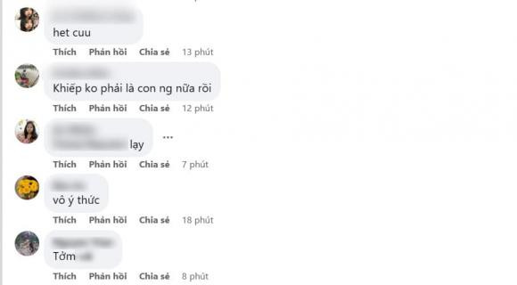 Cư dân mạng bình luận về câu chuyện.
