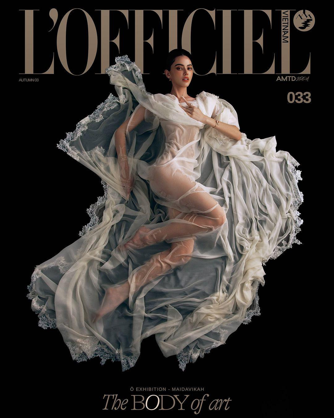 So với những khách mời dự tiệc, trang phục của Mai Davika được đánh giá là táo bạo nhất.