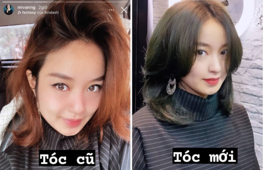 Cụ thể, mới đây trên trang cá nhân của mình, cựu hot girl Mi Vân mới đi làm tóc đón Tết. Dù không quá thay đổi với mẫu tóc cũ nhưng chính màu tóc mới giúp cô trông xinh xẻo và trẻ trung.